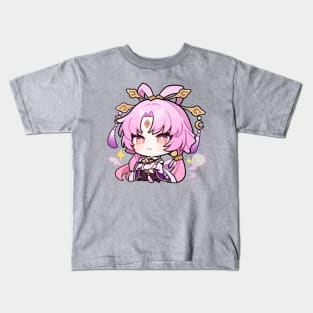 Honkai Star Rail Chibi Fu Xuan 4 Kids T-Shirt